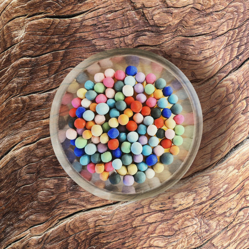 2" Matches in Cork Top Jar - Rainbow / Confetti