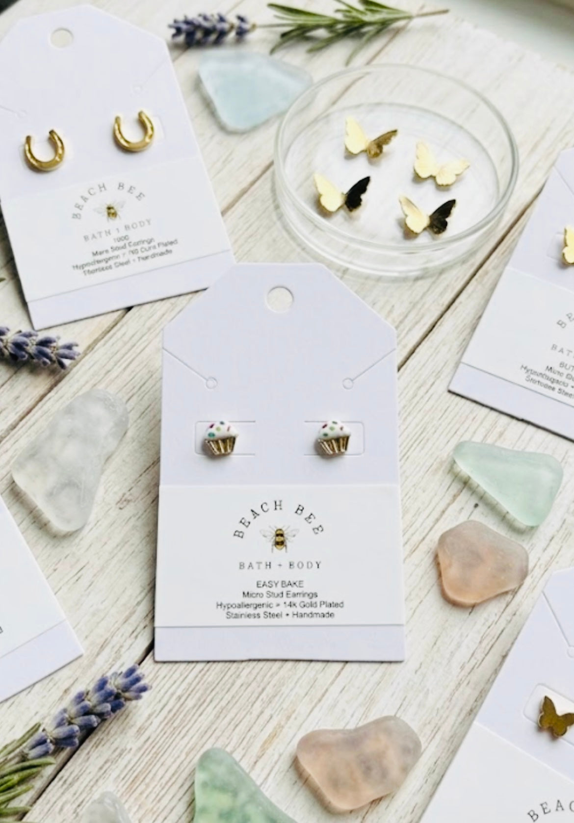 Handmade Micro Stud Earrings