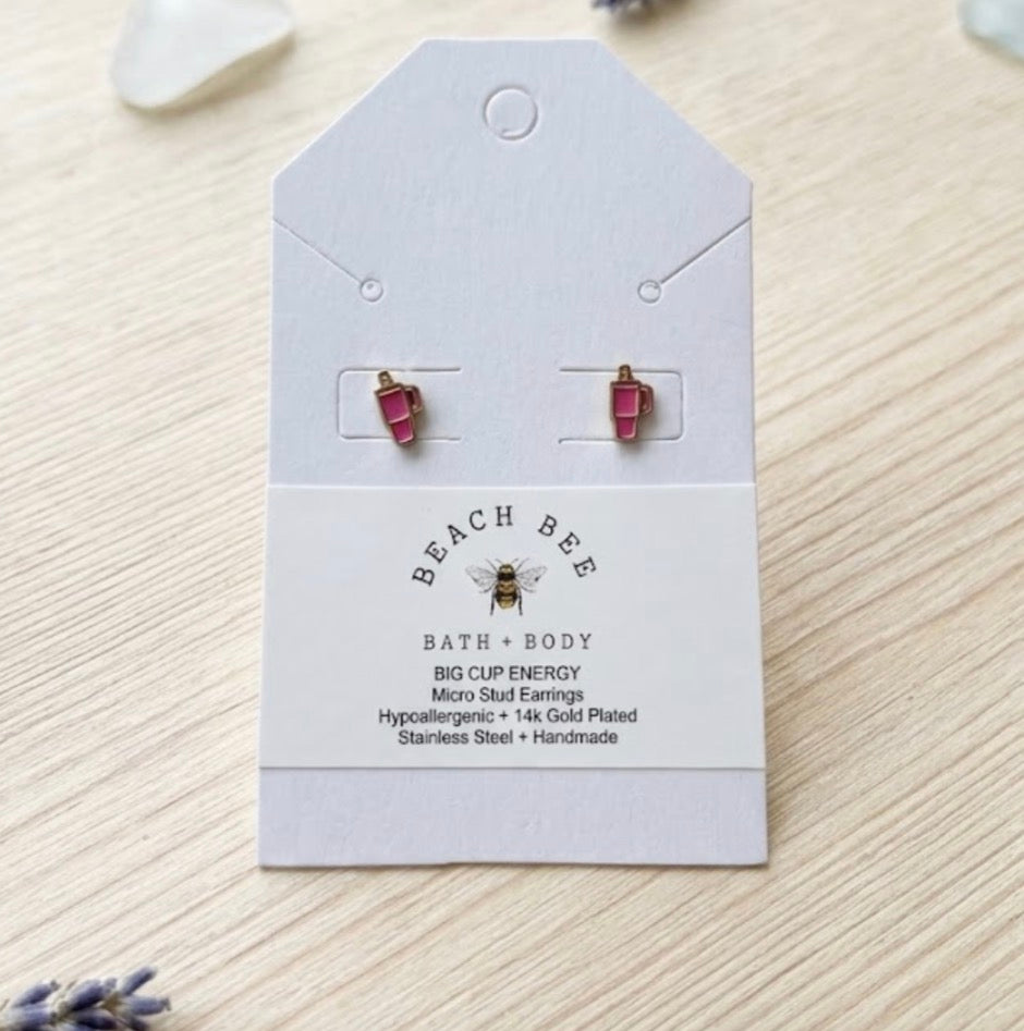 Handmade Micro Stud Earrings