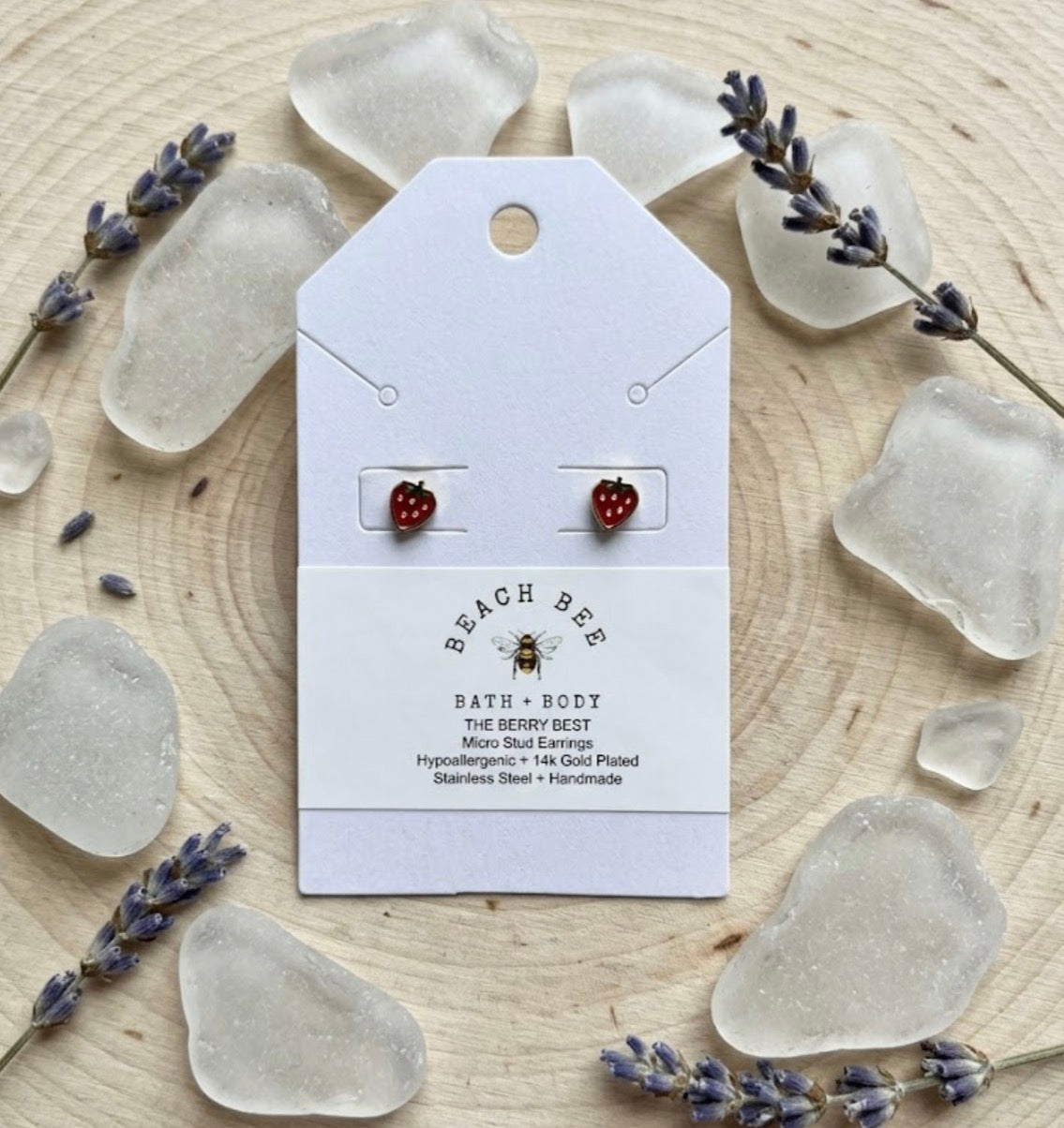 Handmade Micro Stud Earrings